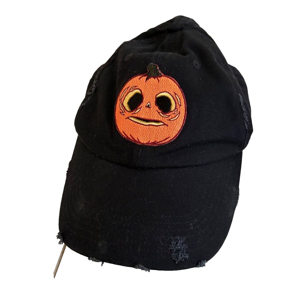 Black Pumpkin Halloween Horror Nights Baseball Cap